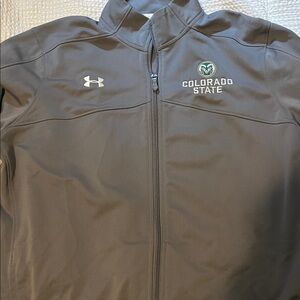 Under Armour Charcoal Colorado State Full-Zip Jacket